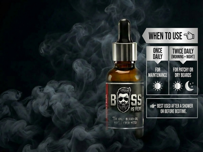 Bossishere Beard Growth Oil for Patchy Beards-30 ML